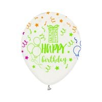 balony happy birthday 12" 5szt urodziny party