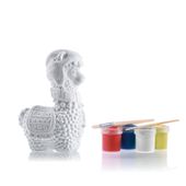 Kolorowanka 3D Lama Figurka gipsowa z farbami