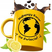 Złoty Kubek Premium Dla Kanara Prezent Z Nadrukiem Ze Zdjęciem