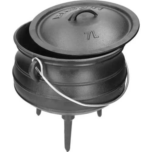 KOCIOŁEK Myśliwski 100% ŻELIWO GARNEK OGNISKO 7L na Arena.pl