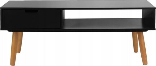 KOMODA Szafka RTV Kredens Regał na Telewizor z Szufladą CZARNY na Arena.pl