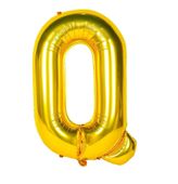 Balon Foliowy Litera Q Złota 40 cm 1 sztuka