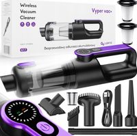 ODKURZACZ RECZNY BEZPRZEWODOWY SAMOCHODOWY AKUMULATOROWY DO SAMOCHODU AUTA