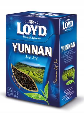 Chińska Herbata Czarna Liściasta Yunnan Long Leaf Bogaty Smak 80g LOYD na Arena.pl
