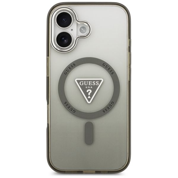 etui guess iml gradient triangle logo    magsafe do iphone 17 khaki zdjęcie 3