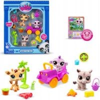 Littlest Pet Shop Safari zestaw 3 figurek i akcesoriów