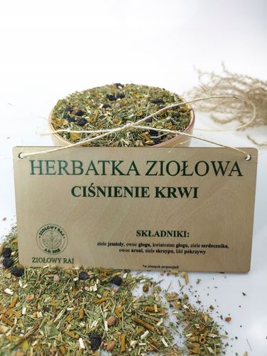Zioła Na Ciśnienie Krwi Nadciśnienie Jemioła 500g Herbatka Ziołowy Raj na Arena.pl