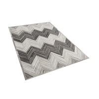 Dywan skórzany 140 x 200 cm szary AYTEPE