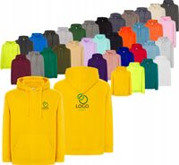 BLUZA męska z kapturem kiszenią TWÓJ HAFT LOGO GRAFIKA reklamowa 20 szt