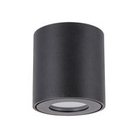 Ogrodowa LAMPA sufitowa ZORBA DWL 03955 Ideus zewnętrzna OPRAWA outdoor tuba metalowa IP54 czarna