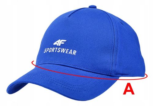 Czapka z daszkiem męska damska 4F Bejsbolówka bawełniana na lato U266 L/XL na Arena.pl