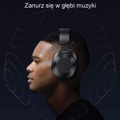 awei słuchawki nauszne bluetooth a997blczarny/black na Arena.pl