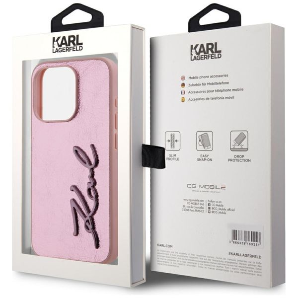 Etui Karl Lagerfeld do iPhone 15 Pro Max, Różowy zdjęcie 8