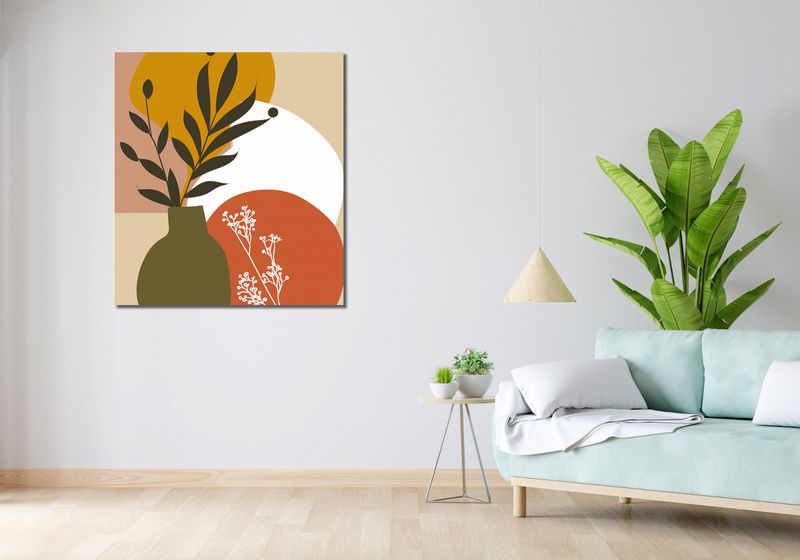 Obraz 90x100cm Kwiaty w Słońcu zdjęcie 2