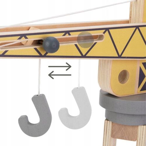 Drewniany Plac Budowy Z Dużym Ruchomym Dźwigiem i Pojazdami Żuraw Wieżowy na Arena.pl