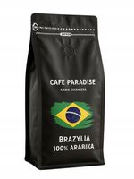 Kawa ziarnista 1KG BRAZYLIA 100% ARABICA Świeżo Palona - CAFE PARADISE