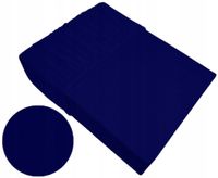 Prześcieradło frotte z gumką 200x220 Bielbaw granatowe