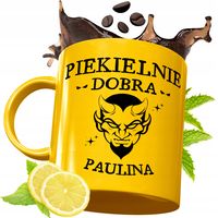 Złoty Kubek Premium Dla Pauliny Na Urodziny Na Prezent Z Nadrukiem Z Nadruk