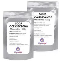Soda oczyszczona spożywcza wodorowęglan sodu 1kg x 2 sztuki