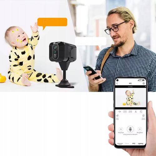 Mini kamera zewnętrzna kartę SIM zdalny podgląd żywo podczerwień 10 na Arena.pl