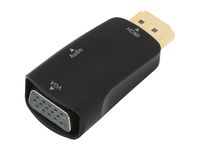 Przejście HDMI wtyk - VGA gniazdo+gn.3,5