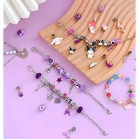 KORALIKI DO ROBIENIA BRANSOLETEK BIŻUTERII ZESTAW KORALIKÓW KUROMI KUFEREK