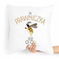 Poduszka Prezent Dla Prawnika Prawniczka Jest Osom Z Nadrukiem Ze Zdjęciem