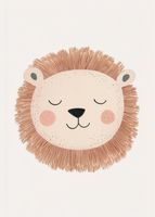 Plakat 50x70cm Wzory dla Dzieci, Chłopca, Do Pokoju - Lew