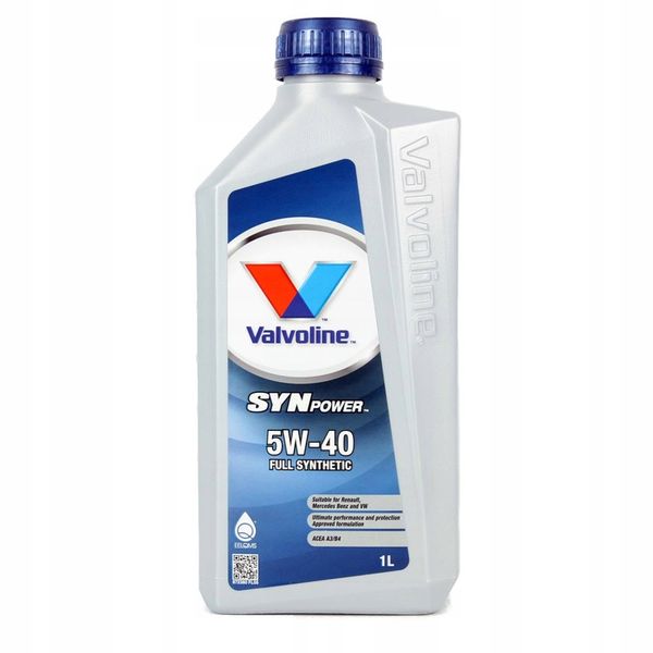 OLEJ VALVOLINE 5W-40 SYNPOWER 1L zdjęcie 2