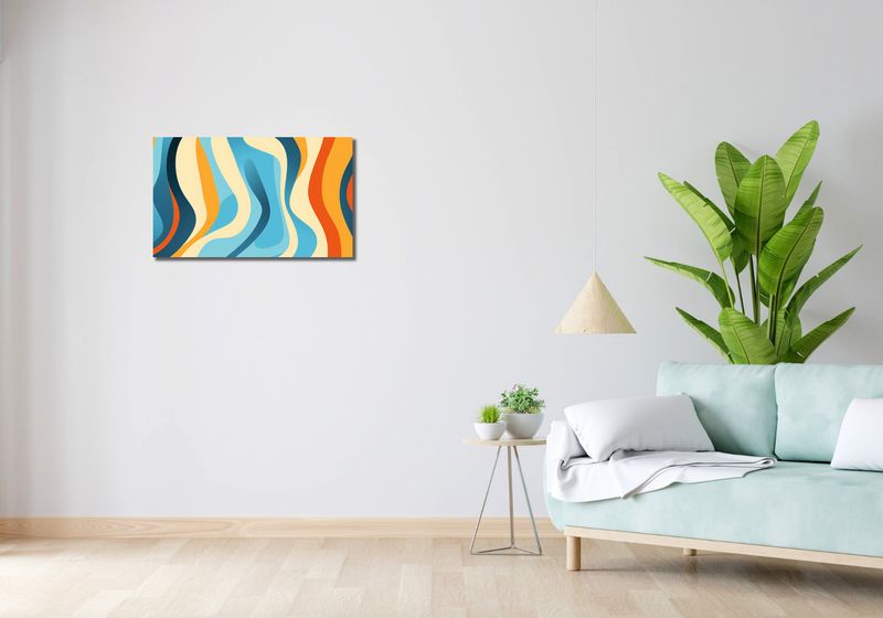 Obraz 70x40cm Tańczące Fale zdjęcie 2