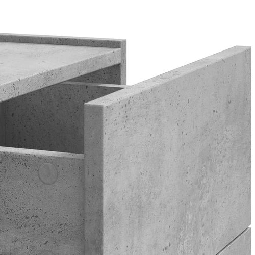 Wisząca szafka nocna, szarość betonu, 45x30x35 cm na Arena.pl