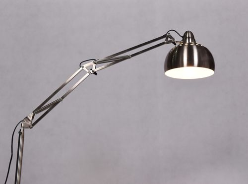 Lampa Stojąca Podłogowa Srebrna Rigorria na Arena.pl