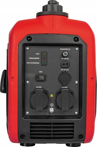 AGREGAT PRĄDOTWÓRCZY GENERATOR PRĄDU INWERTOROWY NA BENZYNĘ CICHY 2KW na Arena.pl