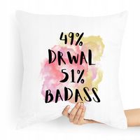 Prezent Poduszka Dla Drwala Drwal Badass Z Nadrukiem Ze Zdjęciem