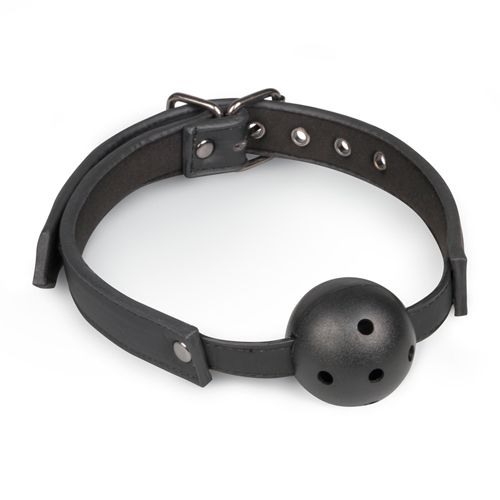 knebel z kulką pvc easytoys regulowany czarny na Arena.pl