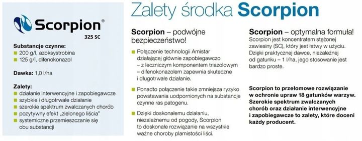 Scorpion 325 SC 0,5L 500ml grzybobójczy zdjęcie 14