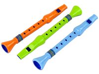 DLA DZIECI  ZESTAW TRZECH FLETÓW ZWIERZĄTKA