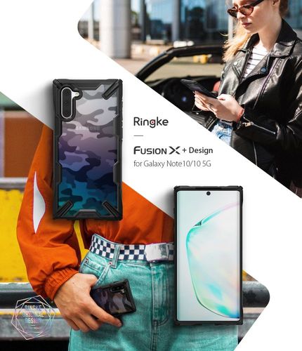 RINGKE FUSION X GALAXY NOTE 10 CAMO BLACK na Arena.pl