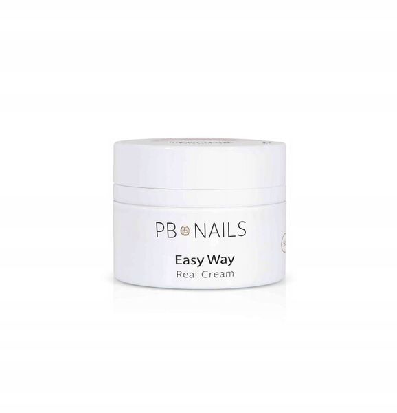 PB NAILS Żel budujący Easy Way - Real Cream - 50g zdjęcie 2