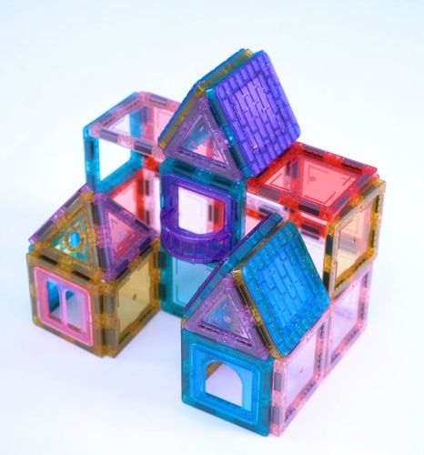 KLOCKI MAGNETYCZNE PANELE KONSTRUKCYJNE 80 elementów na Arena.pl