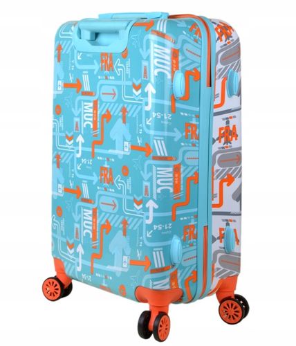 Średnia walizka na kółkach SUNBAG Fly360 Dual Color na Arena.pl