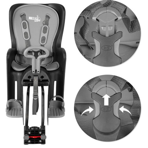 Fotelik rowerowy regulowany na tył do 22kg na Arena.pl