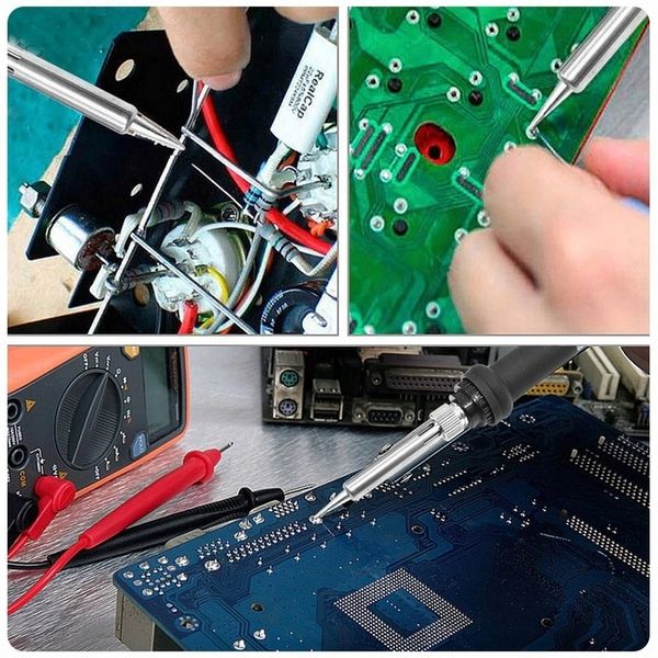 ZESTAW LUTOWNICZY LUTOWNICA PRECYZYJNA KOLBOWA Z REGULACJĄ TEMPERATURY 60W zdjęcie 5