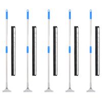 Podłogowe ściągaczki do wody, 5 szt., 75x119,5cm, stal i guma