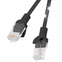 Patchcord Lanberg UTP kat.5e 2m czarny