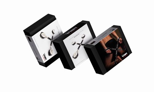 wiązanie - krzyżak męski, biały na Arena.pl