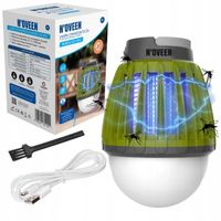 LAMPA NA OWADY KOMARY 2w1 LAMPKA AKUMULATOR NAMIOT TURYSTYCZNA