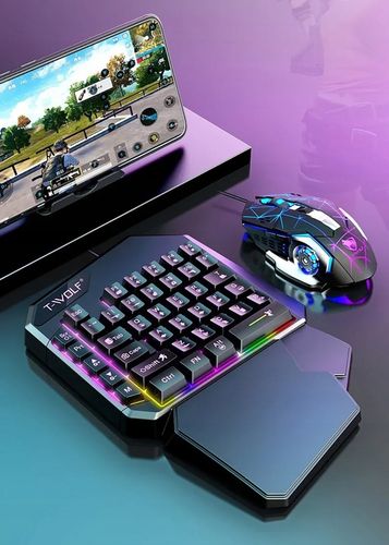 KLAWIATURA DLA GRACZY NA RĘKĘ GAMINGOWA LED KEYPAD na Arena.pl