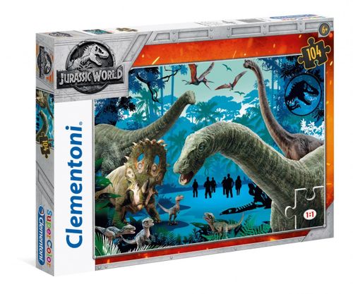 Clementoni Puzzle 104 elementy Jurassic World na Arena.pl