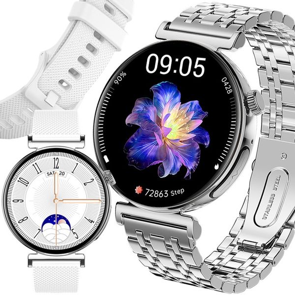 SMARTWATCH ZEGAREK DAMSKI EKG GLUKOZA CIŚNIENIE ROZMOWY SMART WATCH MENU PL zdjęcie 9
